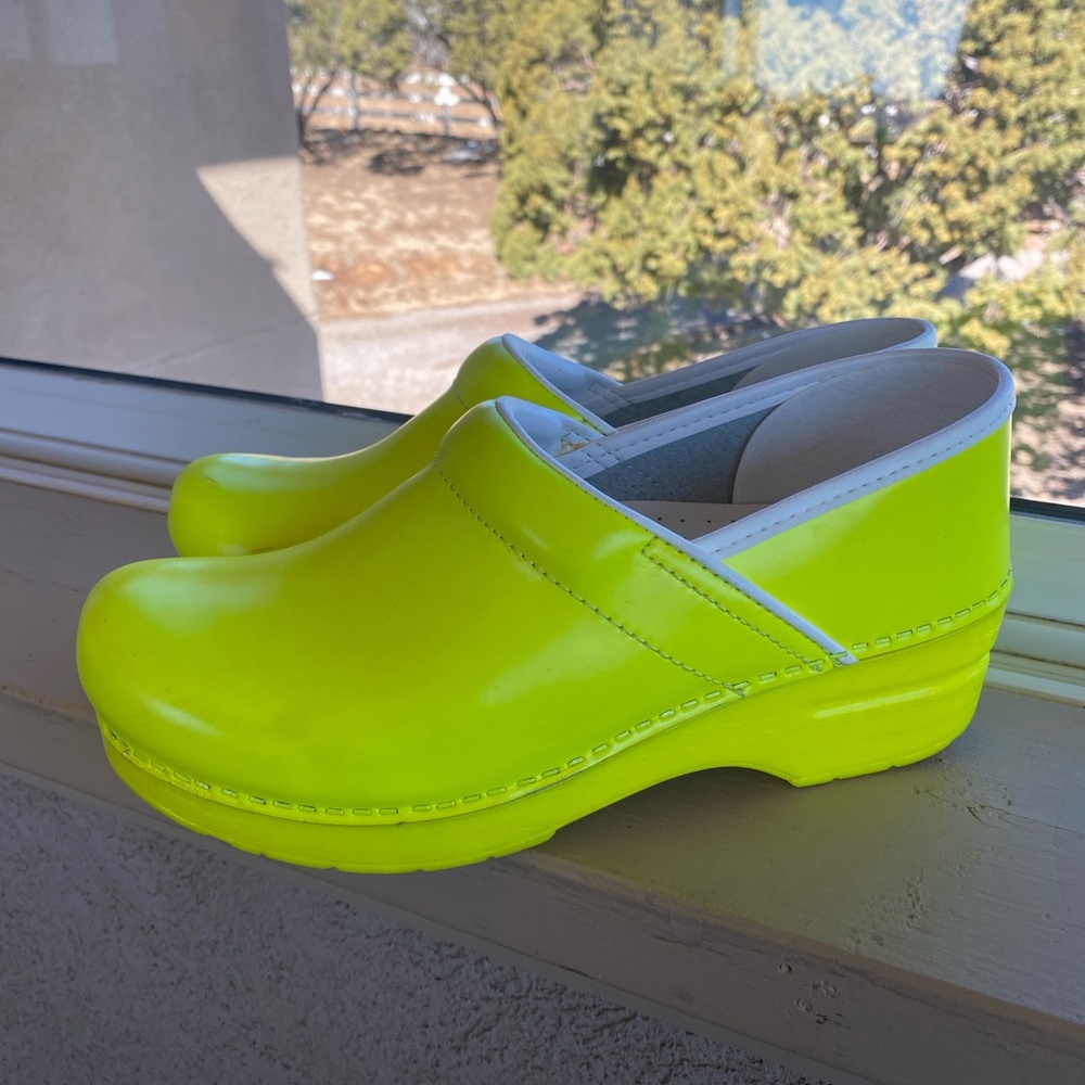 Yellow Dansko Clogs